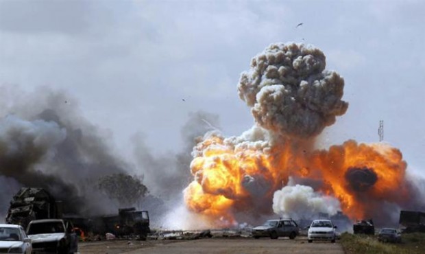 Bombningar Libyen